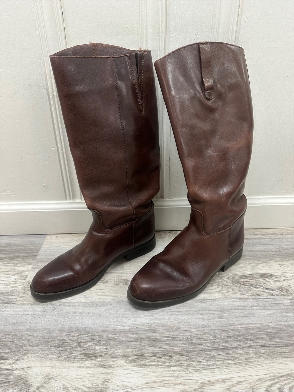 Eddie Bauer Brown Leather Knee-High Boots Women’s 9.5